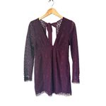 Free People  Honey Honey Mini - Potent Purple Size 12 Photo 3