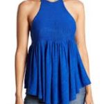 Free People   Royal Blue Road Trip Tank Top SP Photo 0