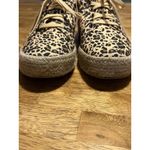 CORKYS Boutique Espadrille Leopard Sneakers Boho Animal Quiet Luxury Size 6 Brown Photo 2