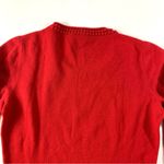 Lafayette 148 New York Red Merino Wool Sweater Photo 6