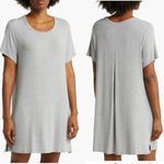 Cozy Earth Women Bamboo Rib Knit Boyfriend Sleep Dress Grey Gray‎ Womens Size XL Gray Photo 1