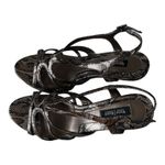 White House | Black Market Karley Snake Skin Platform Heel Sandals Size 8M Photo 2