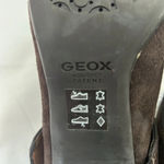 Geox  Respira Suade Brown Buckle Heel Ankle Boots EU 39 US9 Photo 9