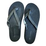 Columbia  Women Leather Top Flip Flops Black Size 6 Photo 6