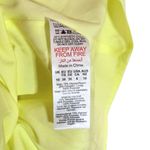 Nasty Gal Yellow Deep-V Neck Strappy Ruffle Minidress Size 6 Photo 4