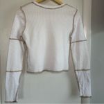 Vestique  Seams Right Long Sleeve Top. Ivory. Small. Photo 6