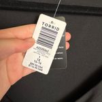 Torrid NWT black side cutout sweetheart neck midi dress size 1X P51 Photo 6