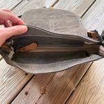 Myra Bag Cargo 157 Women's Cowhide And Cotton Messenger Bag Gray Photo 4