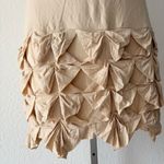 Rampage beige embellished whimsical ruffle hem dress Photo 5
