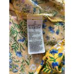 Old Navy  Maxi Dress‎ Womens XS Yellow Floral Criss Cross Back Boho Resort Preppy Photo 5