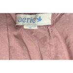 Aerie Womens Tulle Trim Eyelet Floral Dusty Rose Pink Cotton Skirt Size Large Photo 6