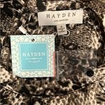 Hayden NWT Los Angeles Leopard Snake Animal Print Sleeveless Baby Doll Dress S Photo 7