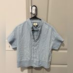TUCKERNUCK
Light Wash Denim Trapunto Stitch Sofia Shirt Size XS Photo 3