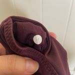 Lululemon  Cassis Berry Wine‎ Leggings Crops Size 4 Photo 2