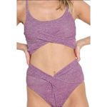 Beach Riot NEW‎  Zurie Bikini Bottoms in light purple, size S Photo 9