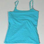 Sonoma SO Aquamarine Blue Shelf-Bra Cami Camisole Tank Top Shirt Size S 🦋 Photo 0