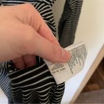 American Eagle  Soft and Sexy Black White Striped Long Sleeve Tee Size Medium Photo 4