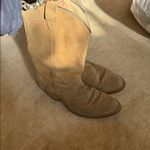 Tan Suede Western Boots authentic Texas made rustic and very comfortable Size undefined Photo 2