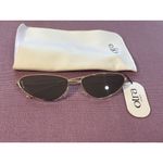 Otra Aster Sunglasses in Gold & Brown Mirror One Size New Womens Sunnies Photo 2