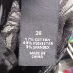 Lane Bryant  NWT Plus Size 28 Madison Ankle Pants Pull-On Dark Green Botanical Photo 4