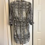 Vince Camuto Monochrome Animal Print Dress Size 8 Photo 4