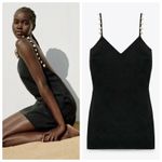 ZARA CAMISOLE DRESS WITH SEASHELLS BLACK REF.3564/156 BLOGGERS FAVORITE Photo 3