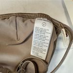 Good American NWT sz 2 M Mink Tan Shine Perfect Fit Triangle Bikini Top Strappy Photo 5