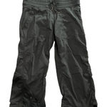 Lululemon  Dance Studio Crop Pants Black Drawstring Women's Size‎ 6 Photo 0