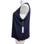 Chico's Chico’s Navy Touch of Cool Tank Top Sleeveless Rayon Spandex Size XL NWT Photo 5