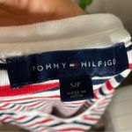 Tommy Hilfiger Tommy Hilfiger Womens Red, White & Blue Shirt Fitted American Top Size Small Photo 2