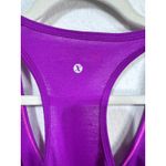 Xersion  Womens Purple Racerback Tank Top FAST Graphic Athletic Workout Sz Large Photo 4