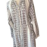 Anthropologie Anthro Splendid Freesia Boho Linen Blend Shirt Dress Size M Photo 0