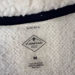 st. john's bay ST JOHN’S BAY polar bear sweatshirt   Sherpa Snap Women High Neck Size M Photo 12