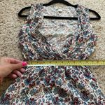 Billabong Women’s Boho Festival Romper Red & Blue Floral Size XS Photo 6