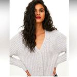 Aritzia Wilfred Pastel Poesy Chunky Knit Cardigan Cotton Candy Lurrex S $175 Photo 1