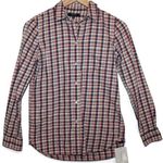 Madewell NWOT  Flannel Boy Shirt E6005 Palma Plaid Cotton Button Up Shirt Size XS Photo 0