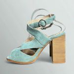 Chinese Laundry Kristin Cavallari by  Lara Crisscross Heeled Sandal in Jade Suede Photo 1