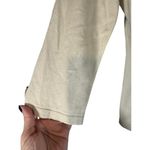 Ann Taylor  Beige Long Sleeve Wrap Style Dressy Blouse Women Sz M Photo 2