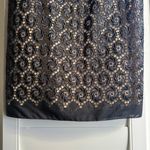 Elie Tahari Cotton Broderie Lace Pencil Dress in Black & Nude size Photo 5