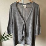 DKNY Jeans cotton grey wrap cardigan Photo 0
