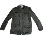 Converse One Star Utility Jacket Womens XL Black Full Zip Casual Outerwear Photo 1