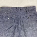 TOGETHER! Pleated Front High Rise Cuffed Short Blue Size undefined Photo 6