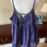 American Eagle Blue Peplum Retro Top Photo 11