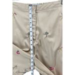 Coral Bay Y2K Golf Shorts 12 Beige Embroidered High Rise Country Club Resort Tan Photo 6