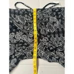 Zoe + Phoebe Women's Leggings Black & White Paisley Print L Size L Photo 5