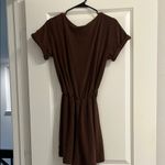 Brown Short Sleeve Romper Size 12 Photo 3