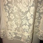 American Eagle AEO Cream Lace Tank Top Photo 2