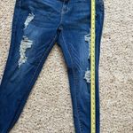 Wax Jean Wax Jeans Butt I Love You Distressed High Wasted Button-Fly Jeans Stretch Sz 18 Photo 2