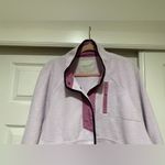 American Eagle  Fleece Jacket Womens Medium Full Zip 100% Polyester Pink Photo 3