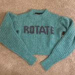 ROTATE BIRGER CHRISTENSEN Adley cropped intarsia wool Photo 2